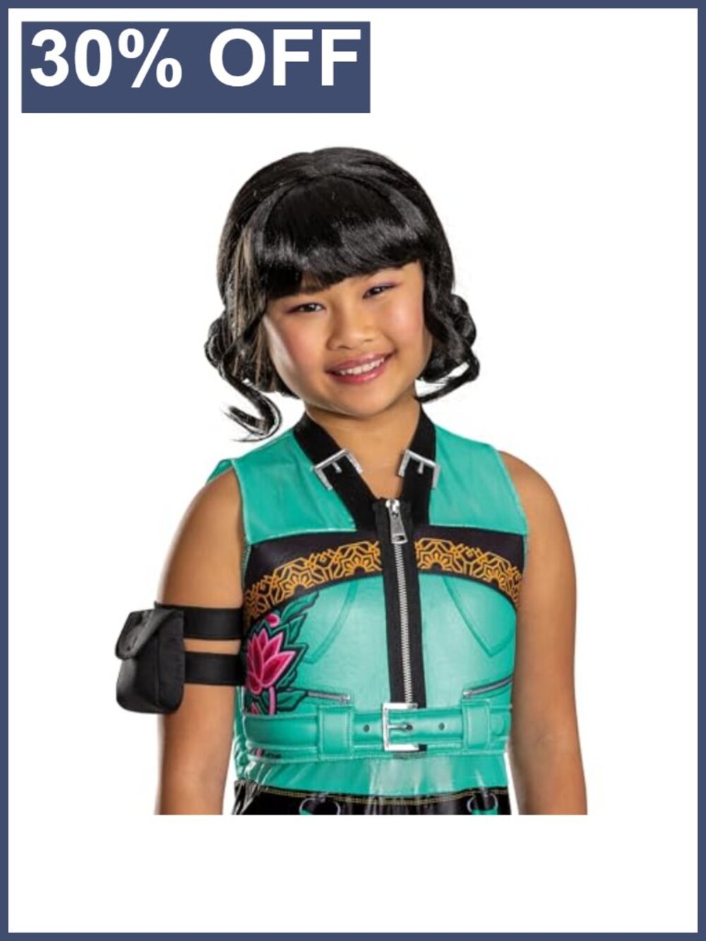 K-Pop Demon Hunters Zoey Wig Girls Halloween Costume Accessory
